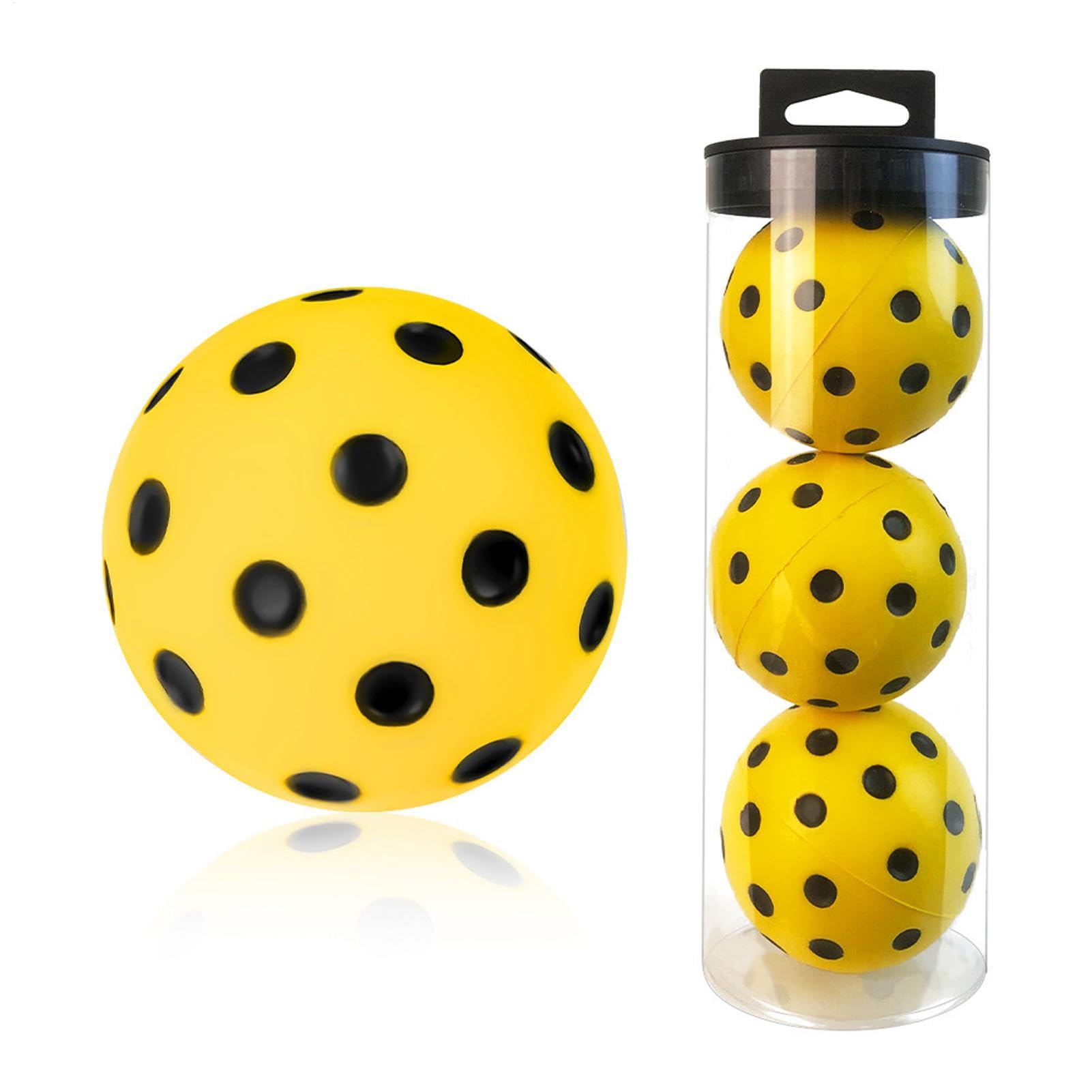 Amazon | サイレントピックルボールボール - 74mmソフトPUフォーム